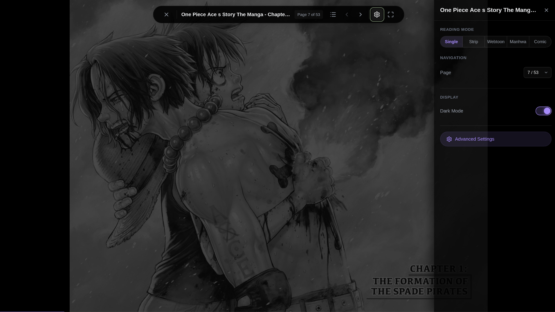 Built for manga.